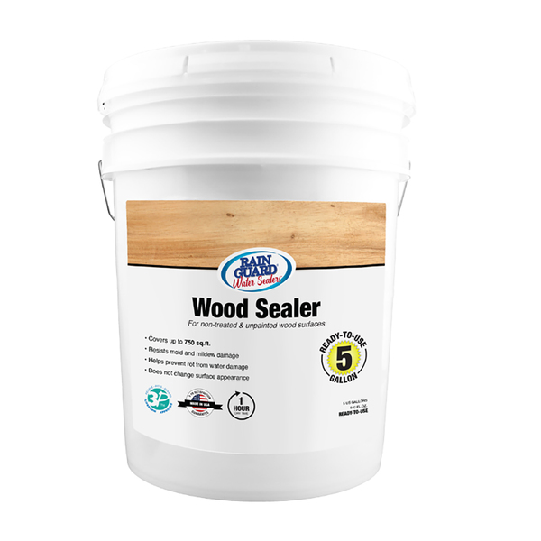 Rainguard Brands 5 Gal. Wood Sealer , Natural Finish, Clear SP-8005